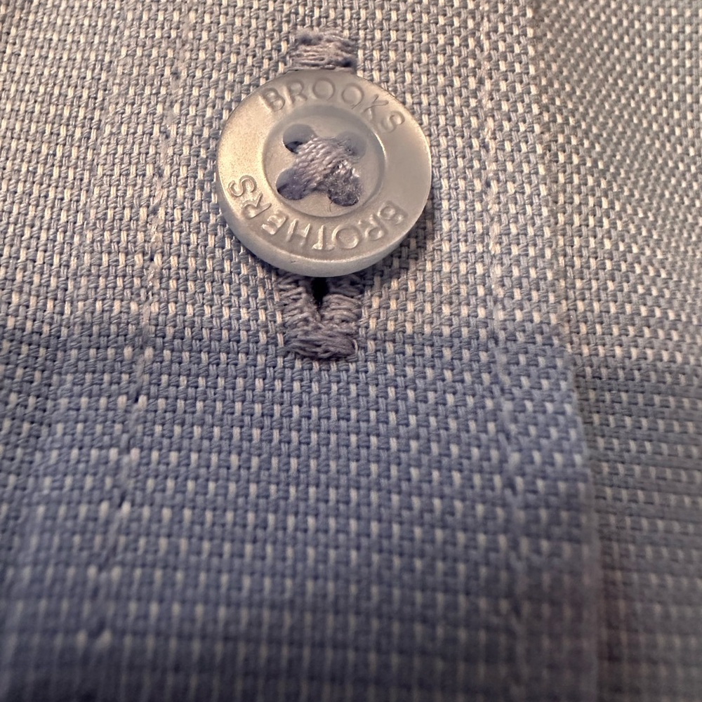 New Brooks Brothers Light Blue Button-Down Dress Shirt
